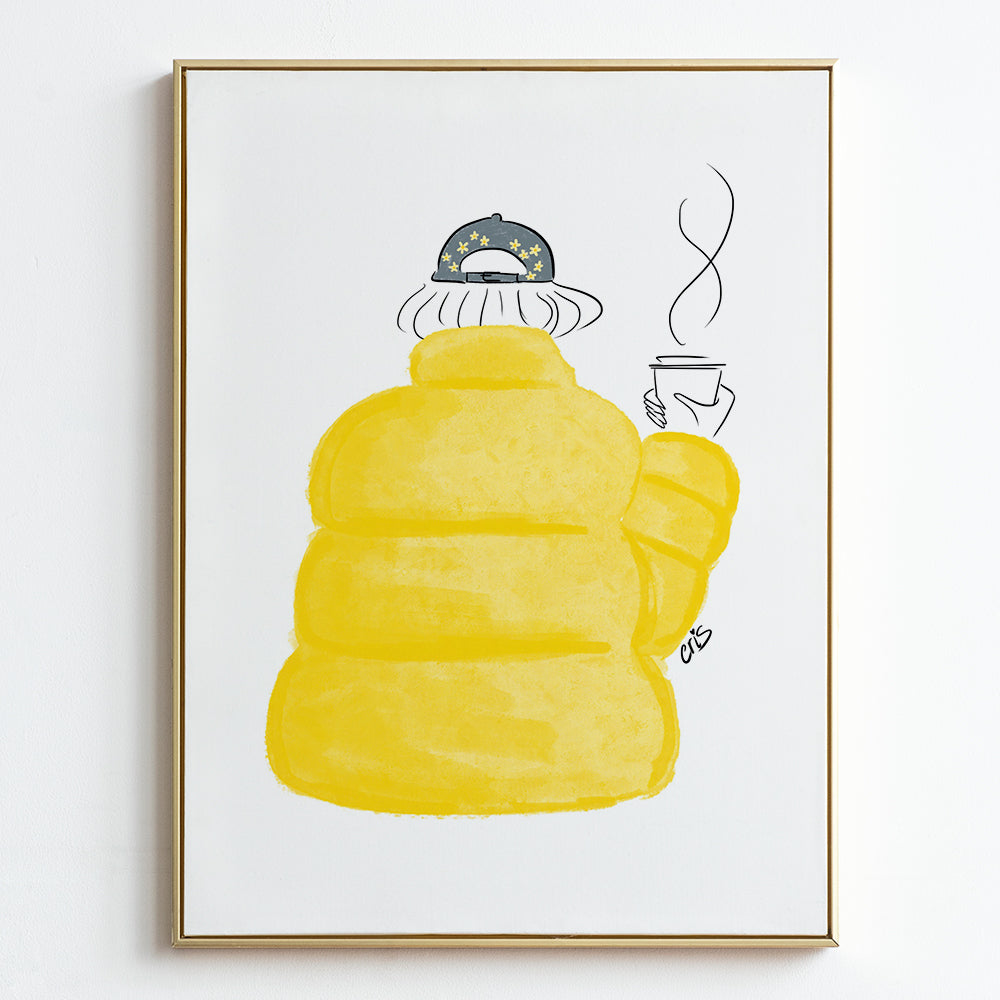 YELLOW COFFEE GIRL